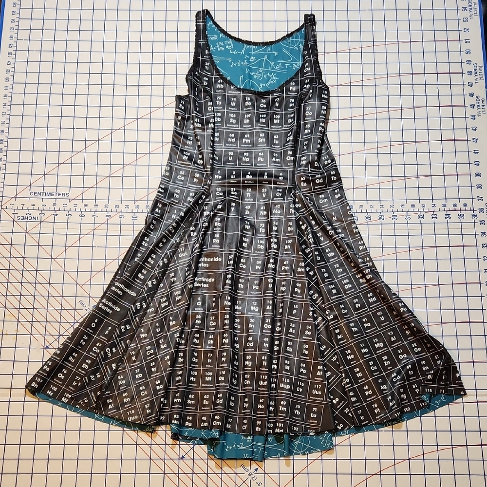 Blackmilk Periodic Table vs Mathematicool Inside Out Dress L
